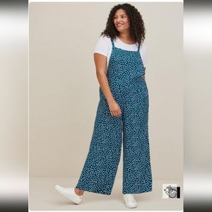 Wide Leg Stretch Crepe Jumper